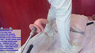 shaved european whore got so horny she did huge squirt on her big ass in wet orgasm session