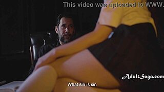 Teaching Prayers During Intense Ass Fuck Of Tight Teen Butt