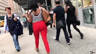 hey, isn't this beautiful chocolate ass just so cute and hidden, all ebony and candid?