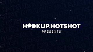 Beautiful black hooker kandie monaee spreads shaved pussy for white boy's monster cock rough fucking and facial