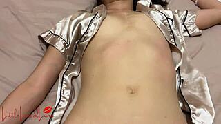 Petite 18+ Asian Teen 18+ Neighbor Enjoys Riding Big Cock In Sexy Panties And Lingerie For Interracial Doggystyle Cumshot