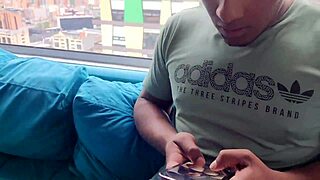 Beautiful Blue-Eyed Girl with Huge Tits Jennie Gets Fucked by Roommate After Getting Caught