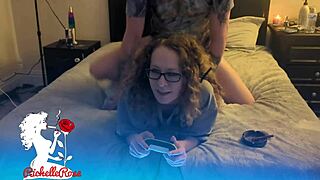 Freeuse Fortnite Gamer Girl Takes Rough Big Cock Creampie in Cosplay