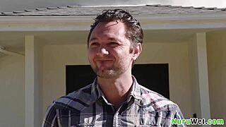 I mean, this sexy teen 18+ brunette masseuse is giving me a full naked sensual nuru massage... Brad Sterling and Xxlayna Marie, wow.