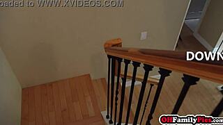 Petite teen Paige Owens does naughty reverse cowgirl riding during gym workout with deepthroat blowjob.