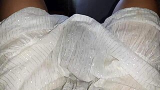 shy girlfriend licks my pussy skillfully with passion and makes me orgasm intensely in homemade video.