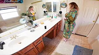 Hot Wife Fucks The Contractor For A Cheap Remodel. Blonde Milf Takes Big Cock In Bathroom Anal.