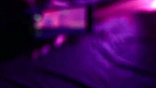 this brunette babe poses in lingerie and caresses herself solo in the bathroom