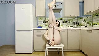 Hidden camera captures my horny babysitter in solo masturbation session