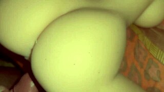 Perfect Ass of Young 18+ Skinny Redhead Petite Girl Bent Over for Doggystyle Fucking by Thick Cock