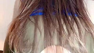 Wife in See-Through Leggings Teases with Puffy Pussy Lips