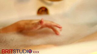 Oh wow, this cute British college girl in cosplay uniform grabs a dildo for solo masturbation in the forest... super hot fetish vibe!