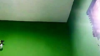 Young skinny mature cute babe gets horny and plays with beautiful tight pussy in homemade solo