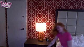 babysitter strawberry fields was promoted by seth brogan with wet pussy riding and creampie action