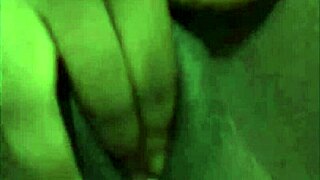 ebony babe with big ass does solo masturbation in homemade video