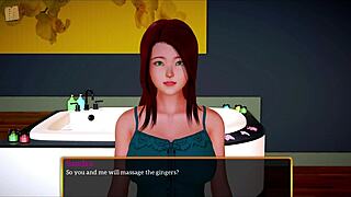 my new family gathers for a relaxing massage session together today