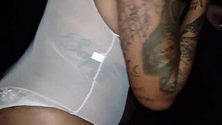 slutty brazilian wife turns into prostitute at gloryhole for old cuckold amateur thrill