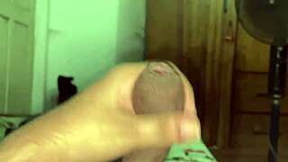 Hot Guy Masturbates Before School with Huge Cock! Mommy Milf Watches Cum Covered Ass in Double Facial Creampie from Father in Law Daddy