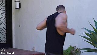 Hey chanel camryn tempts boyfriend into dp threesome with trainer including deepthroat blowjob and anal assfucking in bathroom