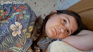 Romantic Russian Girlfriend Wakes You Up By Sucking Big Cock In Bed For Cum In Mouth In Homemade POV Video