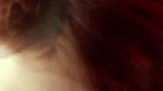 what happens when karla rose kneels for pov deepthroat on wrapped cock?