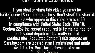 Pawg milf Sara Jay gets her big ass and tits drilled by garage dude's huge black monster cock in intense interracial sucking session.