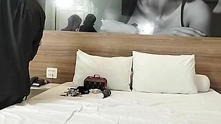 Fuck In Motel Cam 2 With Curvy Milf Anal Blowjob Creampie