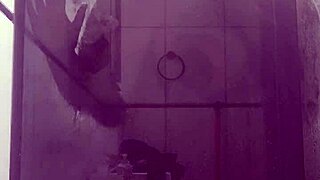 Stepmom Fucks in Bathroom with Big Natural Tits Bouncing as She Rides Cock in Cowgirl