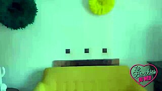 lucifera the beautiful french woman gets filled by two cocks in mmf group with lingerie and natural tits