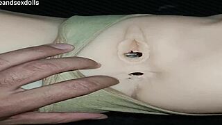 trailer with candy's anal in beige panties spreading gaping asshole for cum on ass creampie