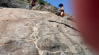 Feeling excited about that wild group sex on Rio nudist beach with Brazilian teens