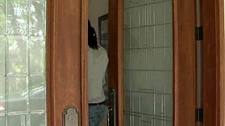 Blonde Julie Cash hooks up with her horny black stepdad for intense blowjob creampie and facial in wild sex for cash encounter.