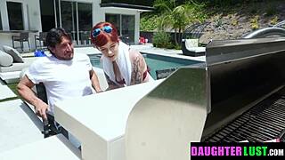 Intense Emotions In Hardcore 4 Way Stepfather Stepdaughter Fuckfest With Cum Swap