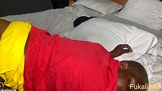 Big black cock tempts african school girlfriend into skipping lectures with intense big tits action