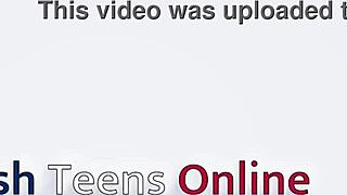 i dominate as head girl spanking naughty student in thong with lezdom squirting toys and bdsm rough action