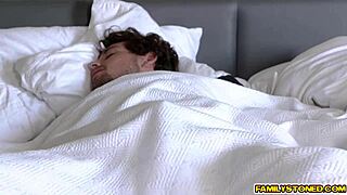 Tyler rams his big cock into her step momma's aged spread pussy