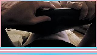 I feel so connected as Mtf asian american redhead trans impregnablelexa rides dominant wolfdaddy901 on fuck seat