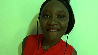 feeling so excited unlocking this afro black latin girl's naughty first audition sucking jhodez1 big cock