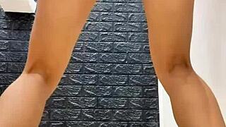 This amateur latina babe gets her virgin teen 18+ pussy so wet and juicy in homemade solo masturbation. She needs a cock to fuck her pretty petite body with toys.