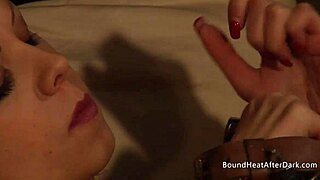 I feel so dominated as this big ass lesbian slave gets tied up, fingered, and fucked with strapon by mistress