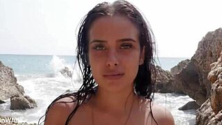 so, i'm out here fucking on the beach with my stepsister, right? some bathers are watching us have this public sex with blowjob, creampie, and tight shaved pussy action in a passionate roommate fantasy