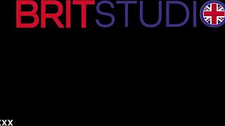 british blonde student smokes