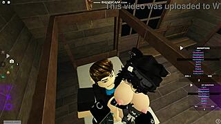 Watch This Roblox Emo Chick Get Pounded Hard on Bed in Part 1!