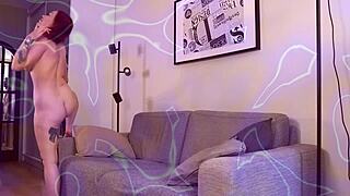 Sexy redhead teases before sucking cock in homemade couple quickie! Can you handle her cute moaning?