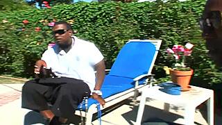 Hey, check out Nikara in heels getting facial cumshot after shaved pussy blowjob!