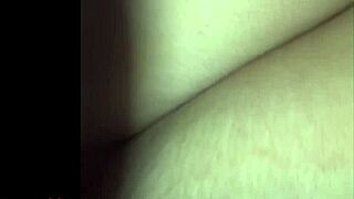 My beautiful sister in law shows off natural tits in homemade close up creampie.