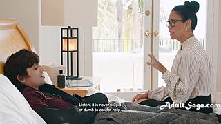 Compassionate teacher felt annoyed yet cherished her poor student Dana Vespoli and Ricky Spanish