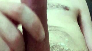 i cum so good in bedroom close up. huge homemade solo from andré in sorocaba sp
