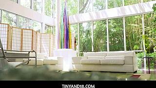 i watched tiny asian beauty mina luxx suck her boyfriend's thick cock after hide and seek game as petite 18+ teen