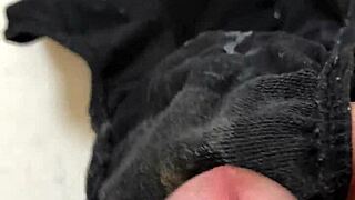 Oh god, why did I rub my cock on my girlfriend's dirty panties like that?